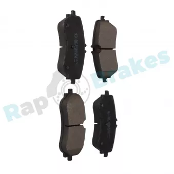 Jeu de 4 plaquettes de frein arrière RAP BRAKES R-P1573