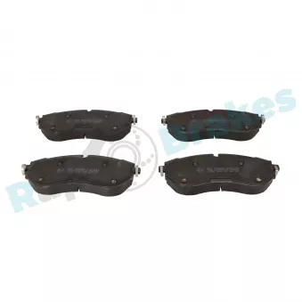 Jeu de 4 plaquettes de frein avant RAP BRAKES R-P1631