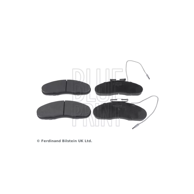 Jeu de 4 plaquettes de frein avant BLUE PRINT ADN142128