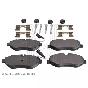 Jeu de 4 plaquettes de frein avant BLUE PRINT