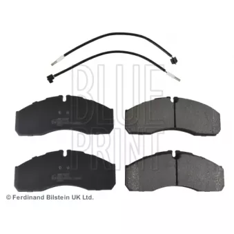 Jeu de 4 plaquettes de frein avant BLUE PRINT