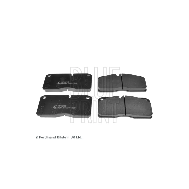Jeu de 4 plaquettes de frein avant BLUE PRINT ADN142158