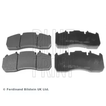 Jeu de 4 plaquettes de frein avant BLUE PRINT