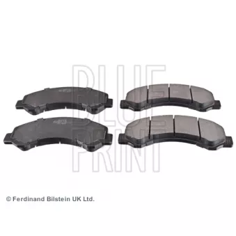Jeu de 4 plaquettes de frein avant BLUE PRINT
