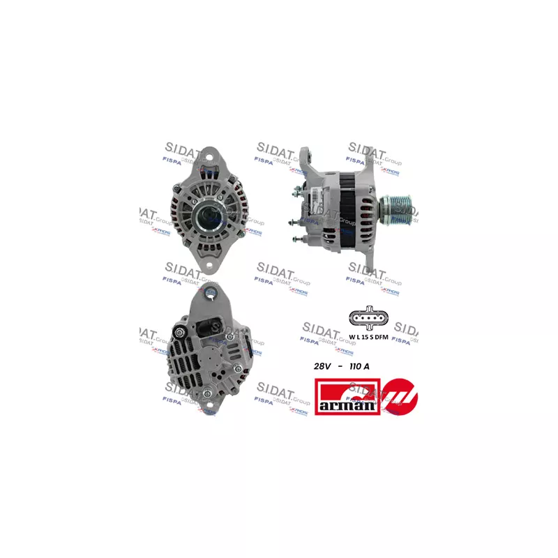 Alternateur FISPA A24MH0127AS