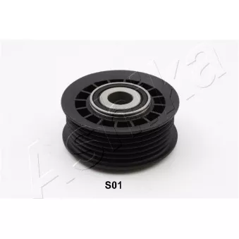 Poulie renvoi/transmission, courroie trapézoïdale à nervures ASHIKA
