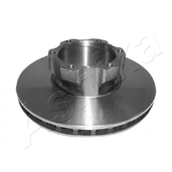 Jeu de 2 disques de frein avant ASHIKA