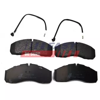 Jeu de 4 plaquettes de frein avant FAST