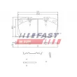 Jeu de 4 plaquettes de frein avant FAST FT29093 - Visuel 1