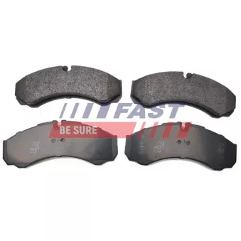 Jeu de 4 plaquettes de frein avant FAST