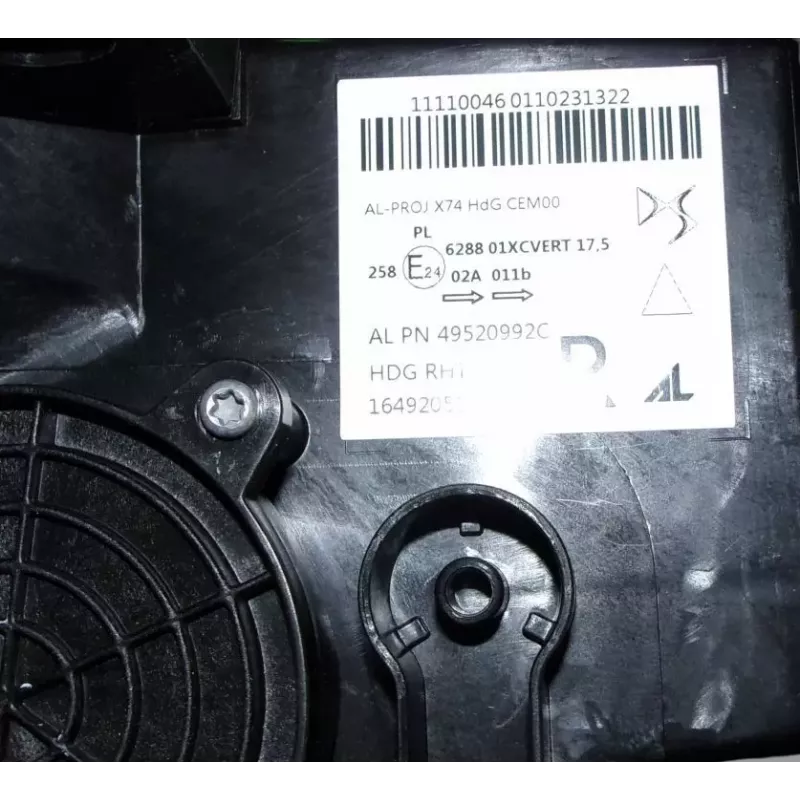 Phare principal OE 1649205880 - Visuel 2