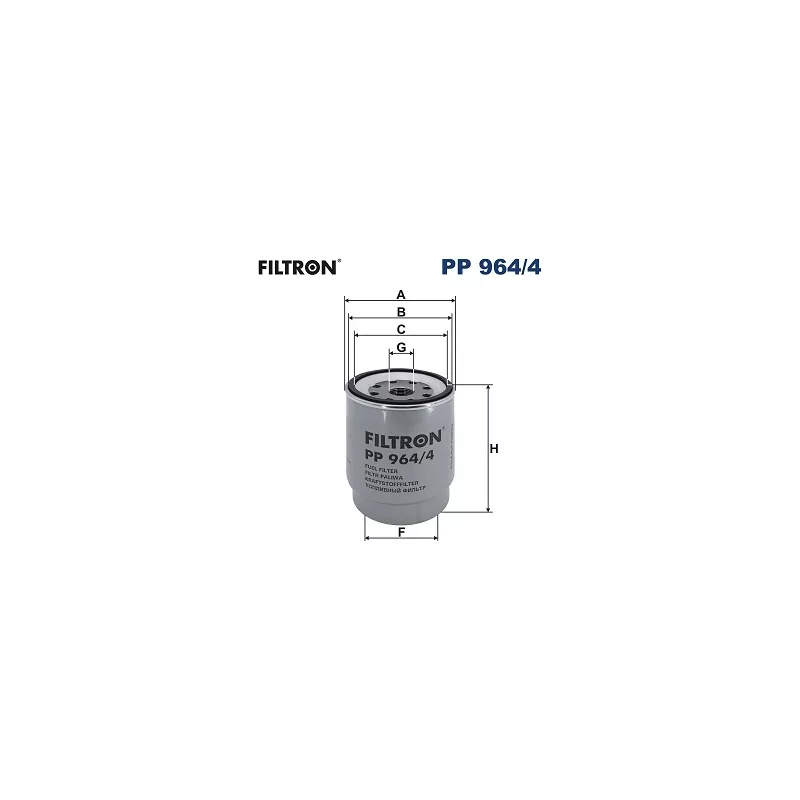 Filtre à carburant FILTRON PP 964/4