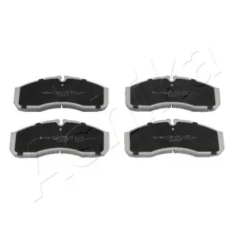 Jeu de 4 plaquettes de frein avant ASHIKA