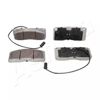 Jeu de 4 plaquettes de frein avant ASHIKA