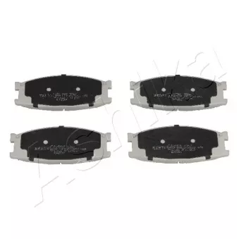 Jeu de 4 plaquettes de frein avant ASHIKA