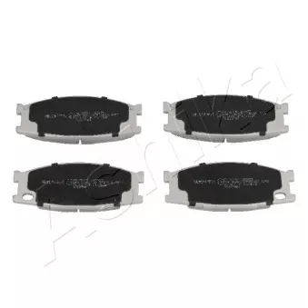 Jeu de 4 plaquettes de frein avant ASHIKA