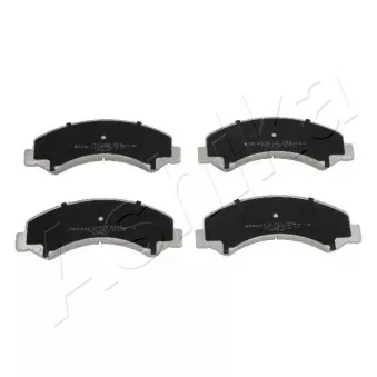 Jeu de 4 plaquettes de frein avant ASHIKA