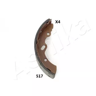 Jeu de mâchoires de frein ASHIKA 55-05-517